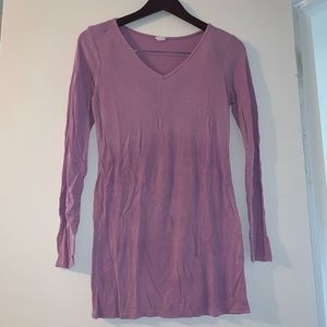 Purple maternity top